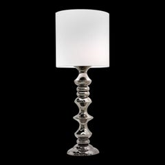 Lampe MIDA 3 fabriquée à la main en platine par Gabriella B., fabriquée en Italie