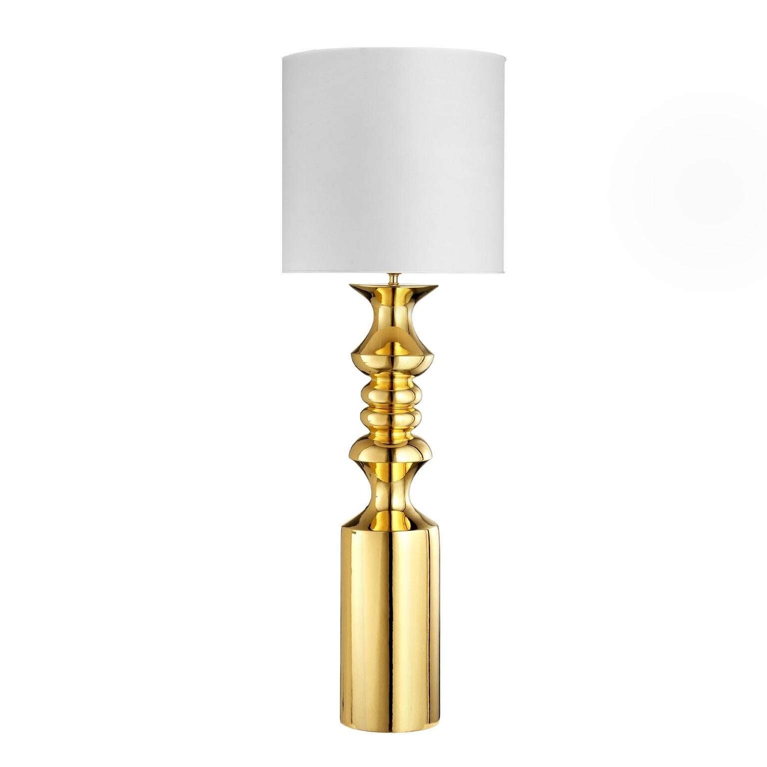 Fait main Lampe MIDA 4 fabriquée à la main en or 24 carats par Gabriella B., fabriquée en Italie en vente