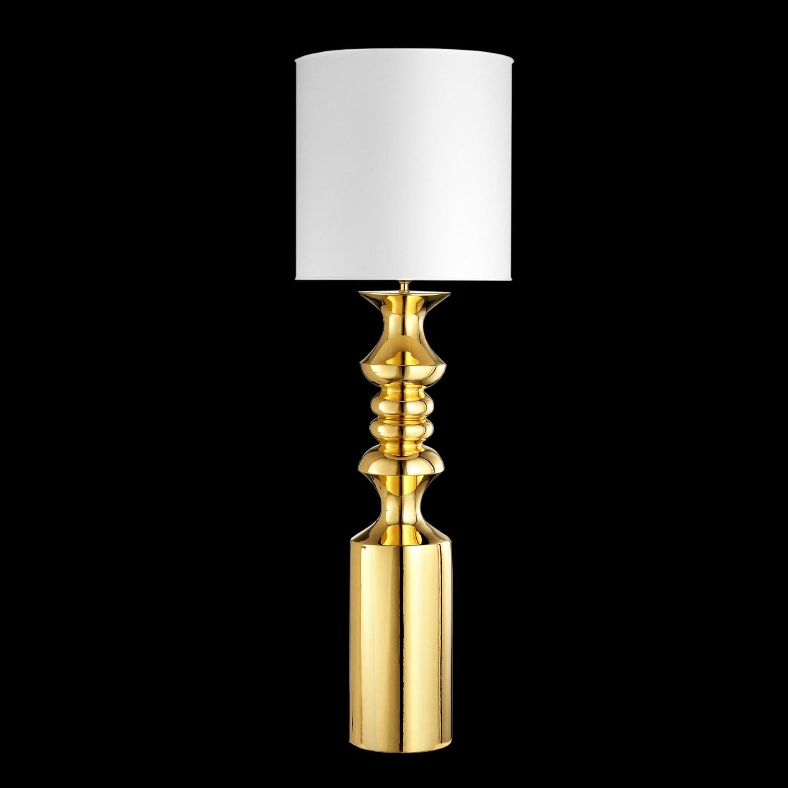 Lampe MIDA 4 fabriquée à la main en or 24 carats par Gabriella B., fabriquée en Italie Neuf - En vente à Treviso, IT
