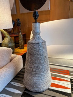 Keramiklampe signiert A. Grandt, Vallauris, Frankreich, 1960er Jahre