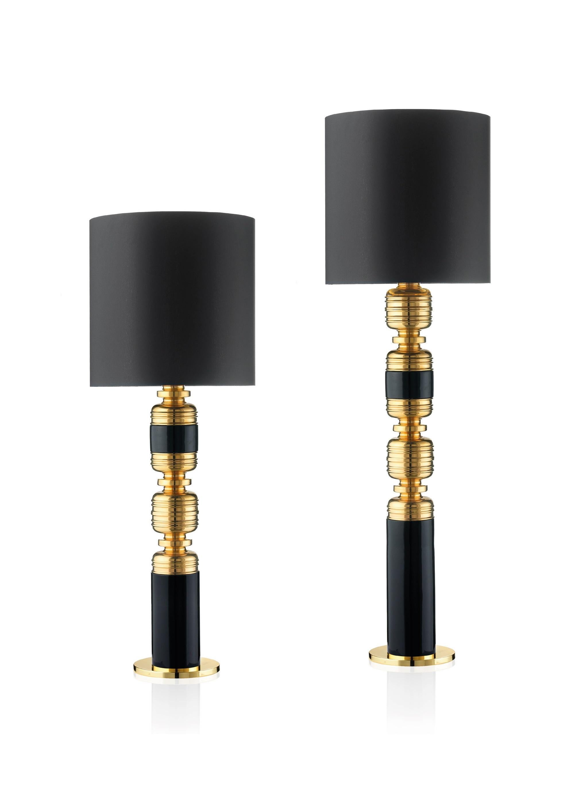 italien Lampe en céramique 