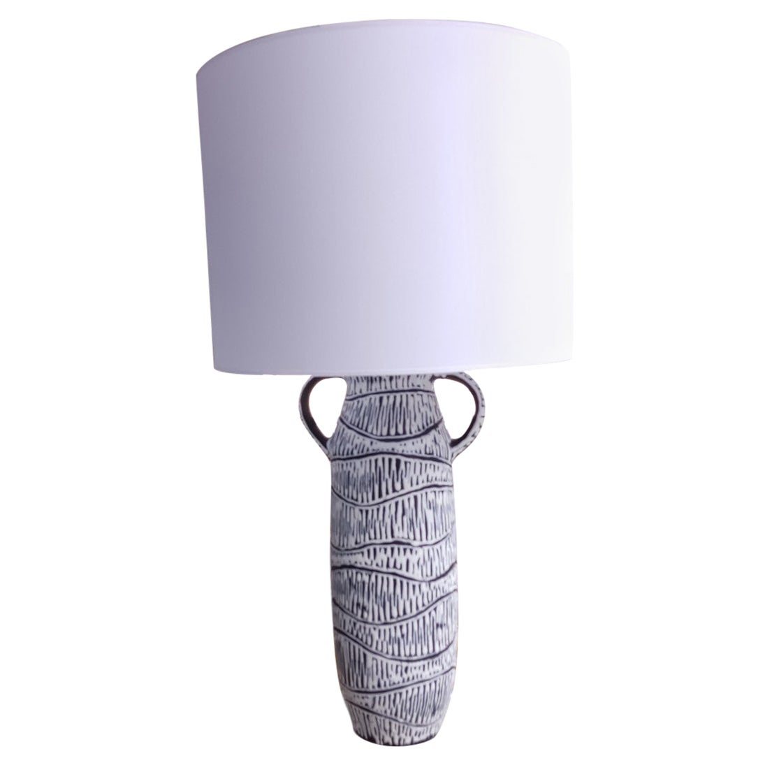 Ceramic Lamp Vintage 1950s