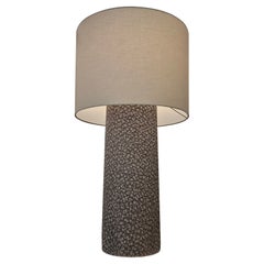 Ceramic lamp with an "elephant skin" effect, by Gilles Caffier, limited edition