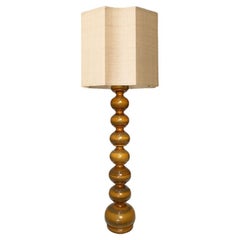 Ceramic Lamp with New Silk Custom Made Lampshades René Houben