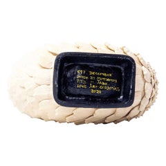 Ceramic large Pangolin sculpture, hand made in South Africa