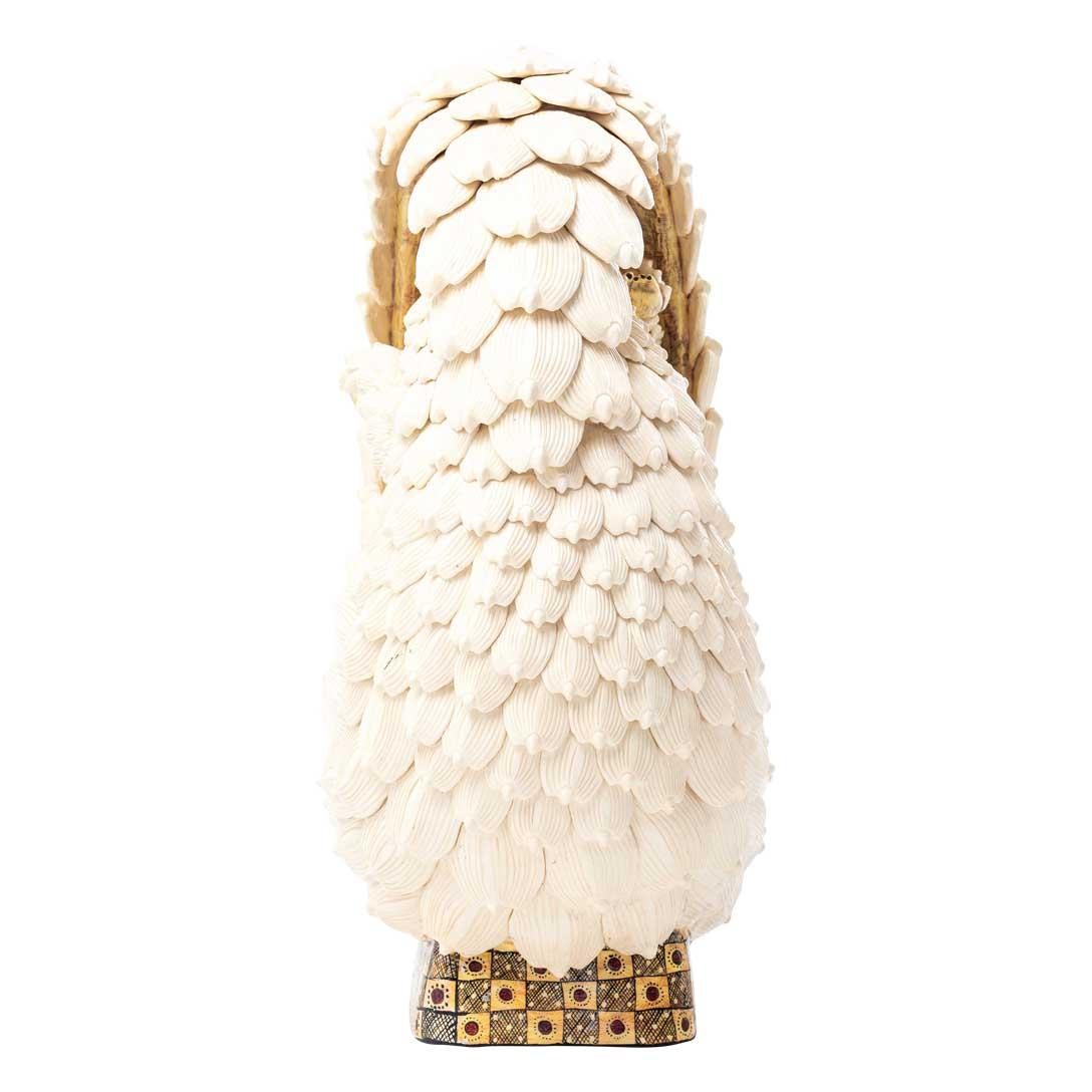 South African Ceramic large Pangolin sculpture, hand made in South Africa For Sale
