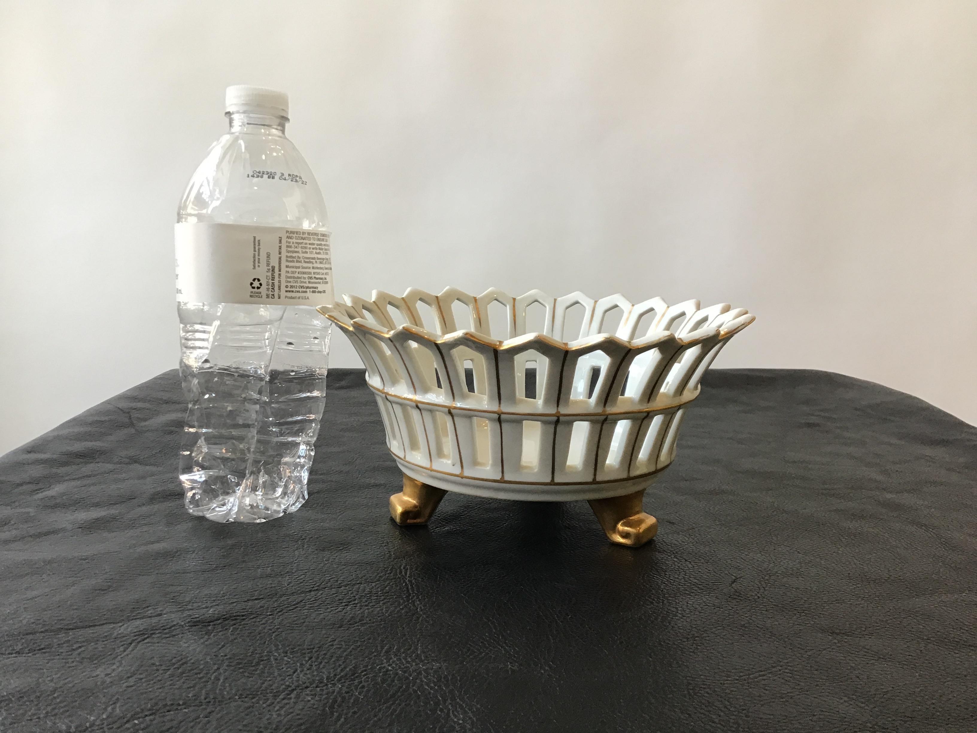 Ceramic Lattice Bowl For Sale 1