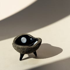 Treppiede in ceramica Lava Vide Poche, anni '60, Francia