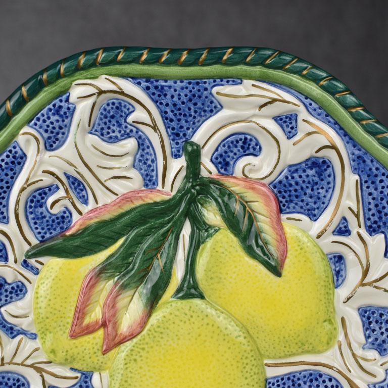 lemon decorative plates