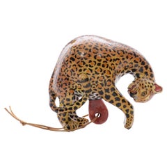 Ceramic Leopard  Ornament  , hand made in South Africa