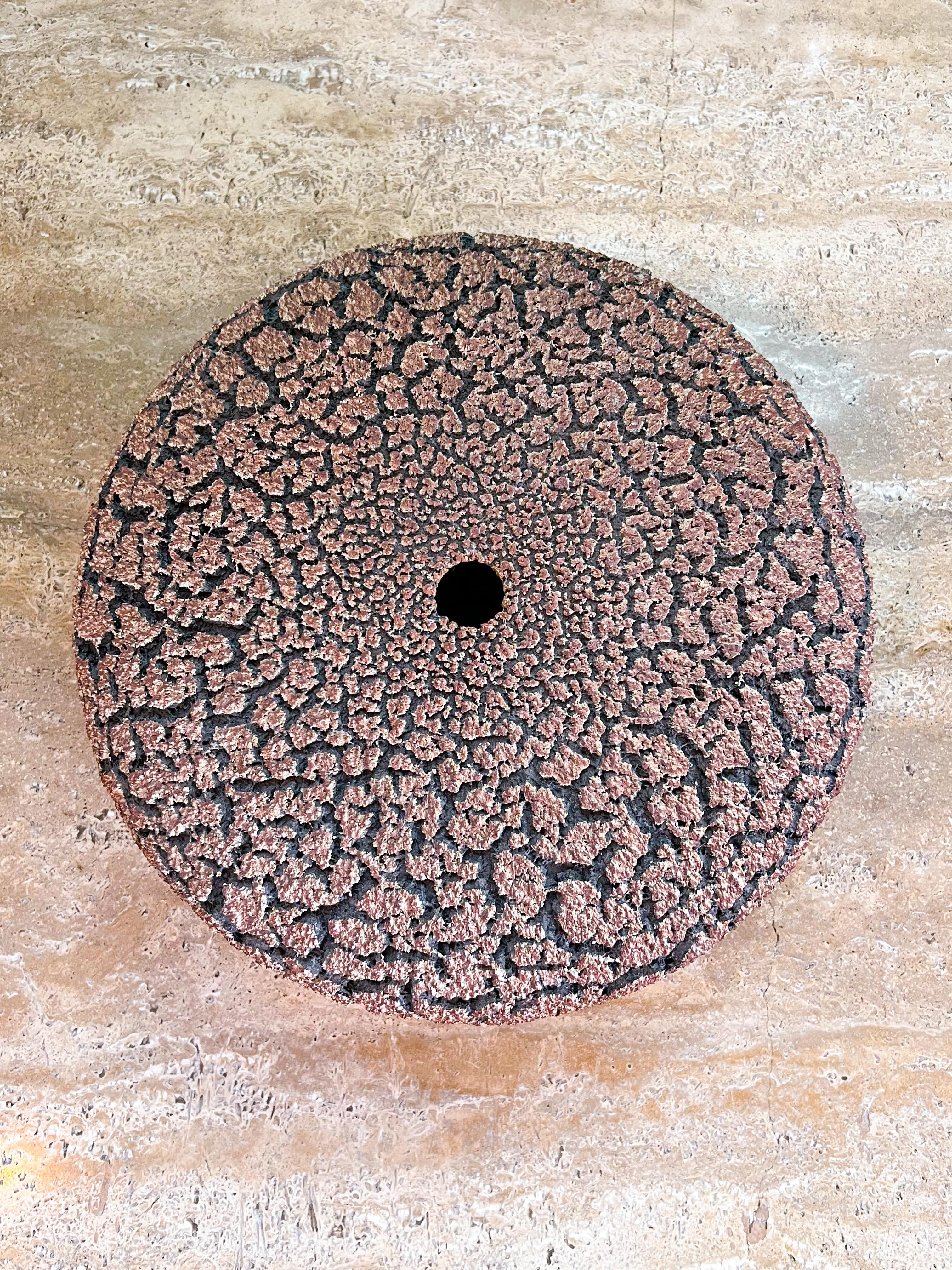 Ceramic Lichen Vase by Randy O'Brien In Good Condition In Dallas, TX