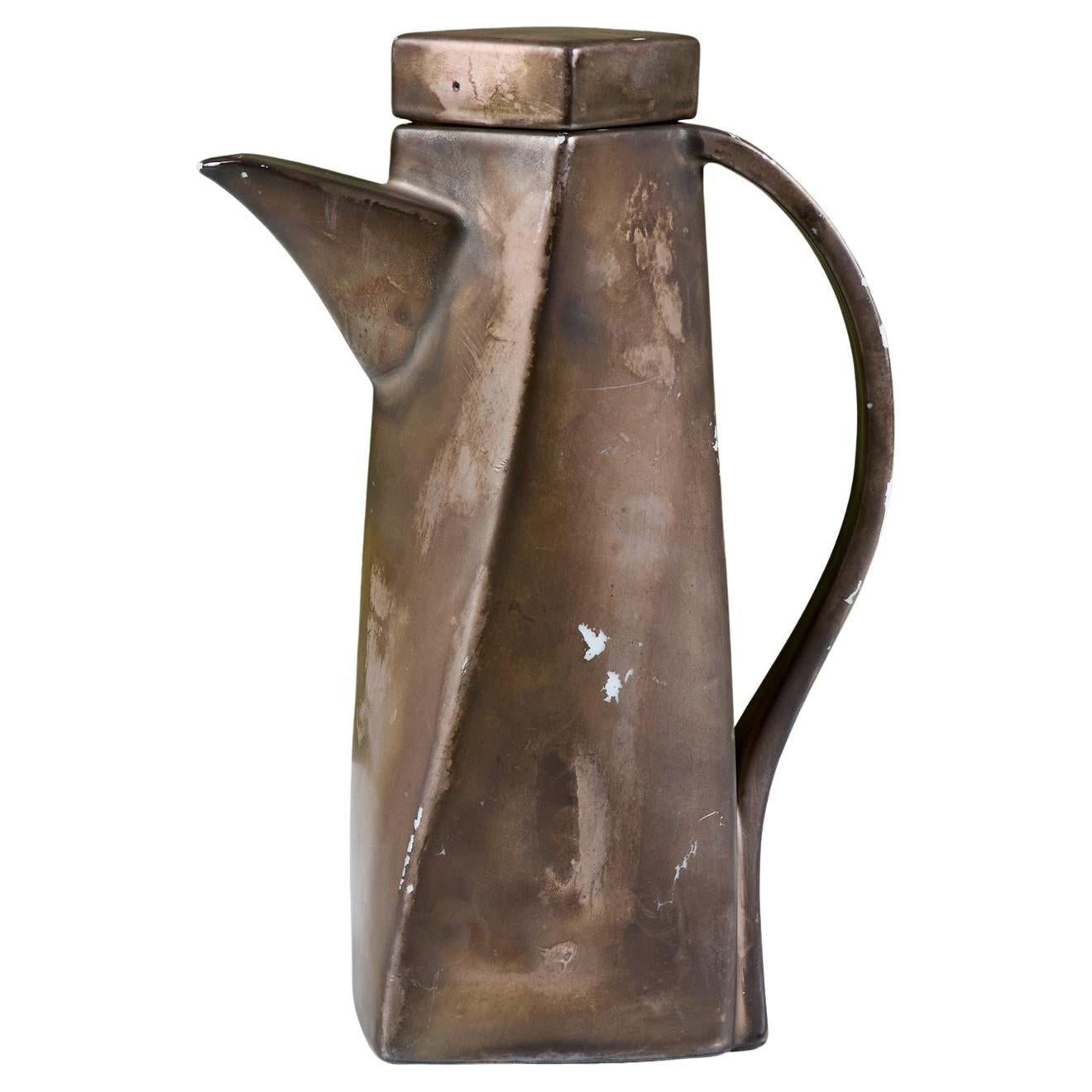 Ceramic Lidded Pitcher