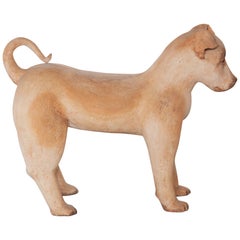 Ceramic Lifesize Wagging Dog, 1980s, Belgium