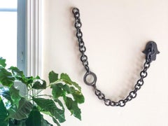 Ceramic Link Chain Wall Sculpture