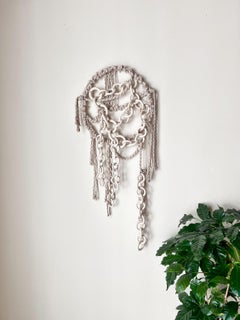 Ceramic Link Chain Wall Sculpture