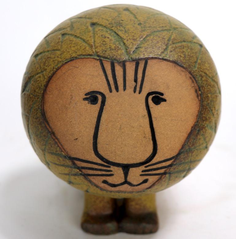 Ceramic Lion by Lisa Larsen 1