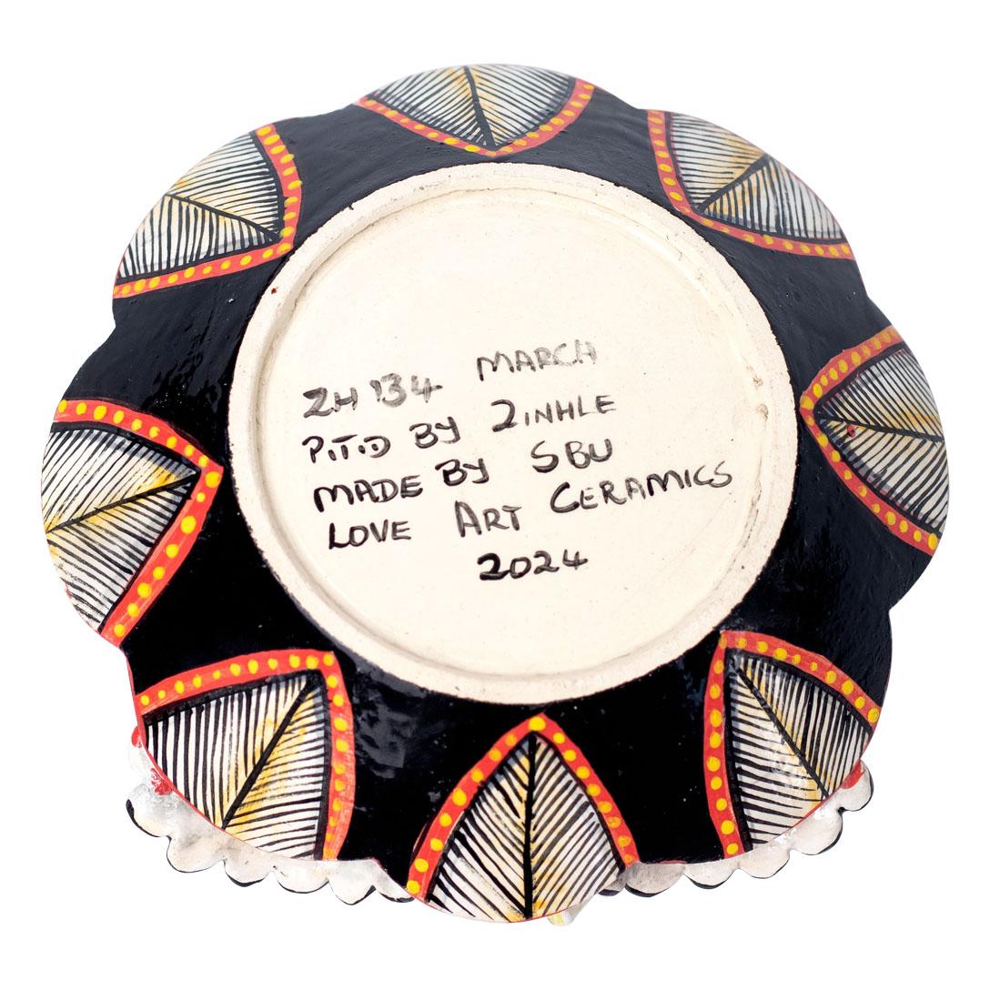 Modern Ceramic Locust Coin Dish , hand made in South Africa