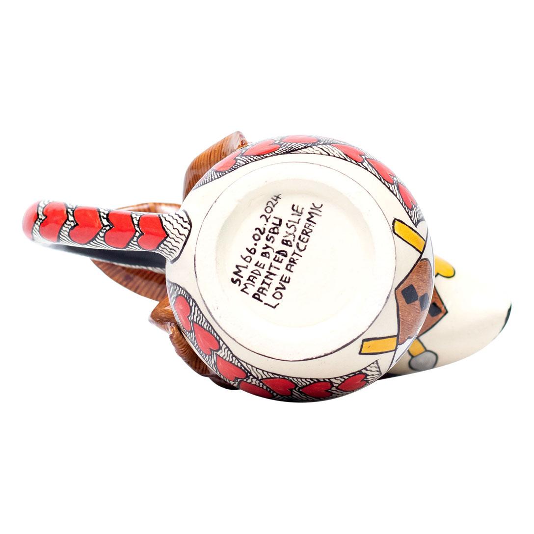 South African Ceramic Love Jug  , hand made in South Africa