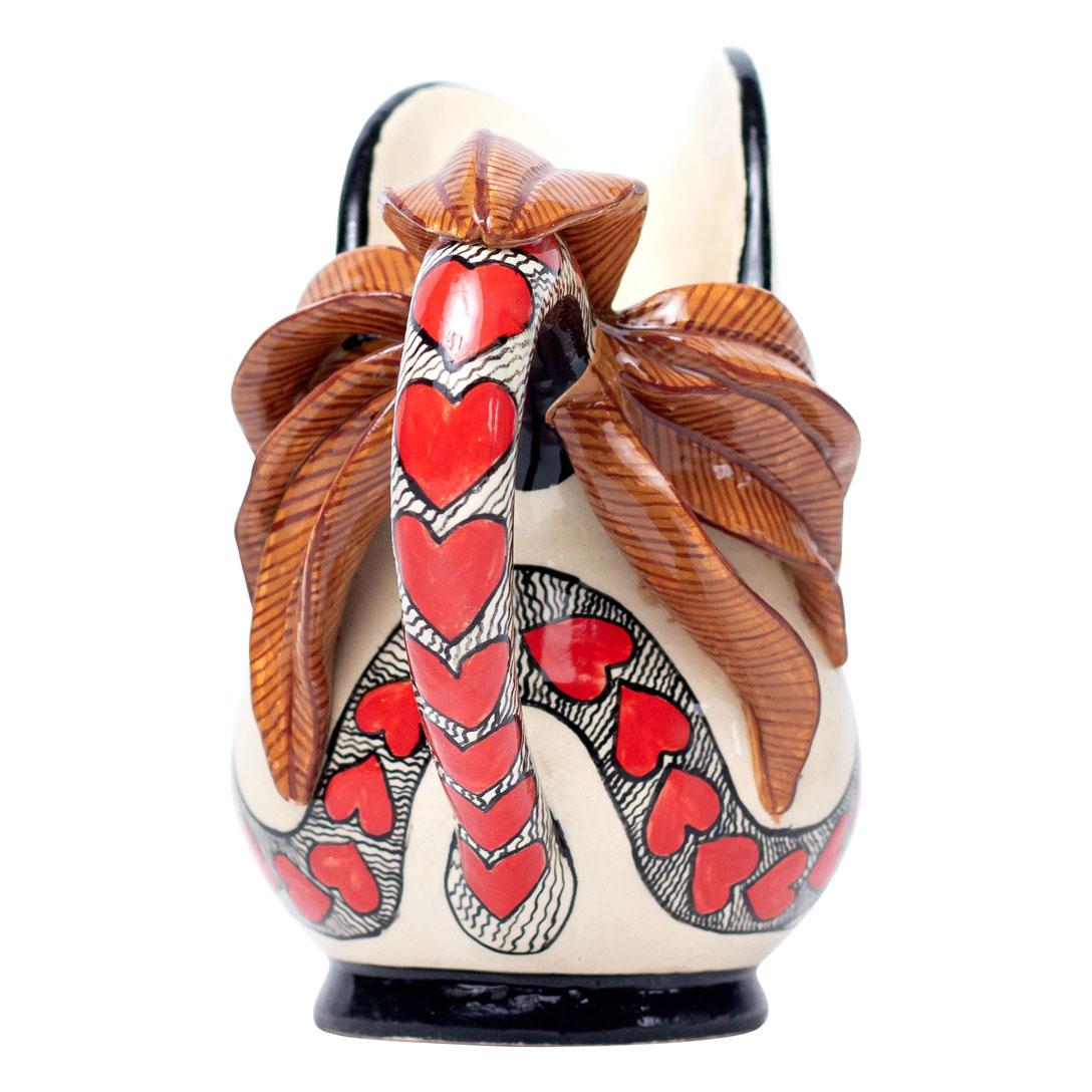Hand-Painted Ceramic Love Jug  , hand made in South Africa