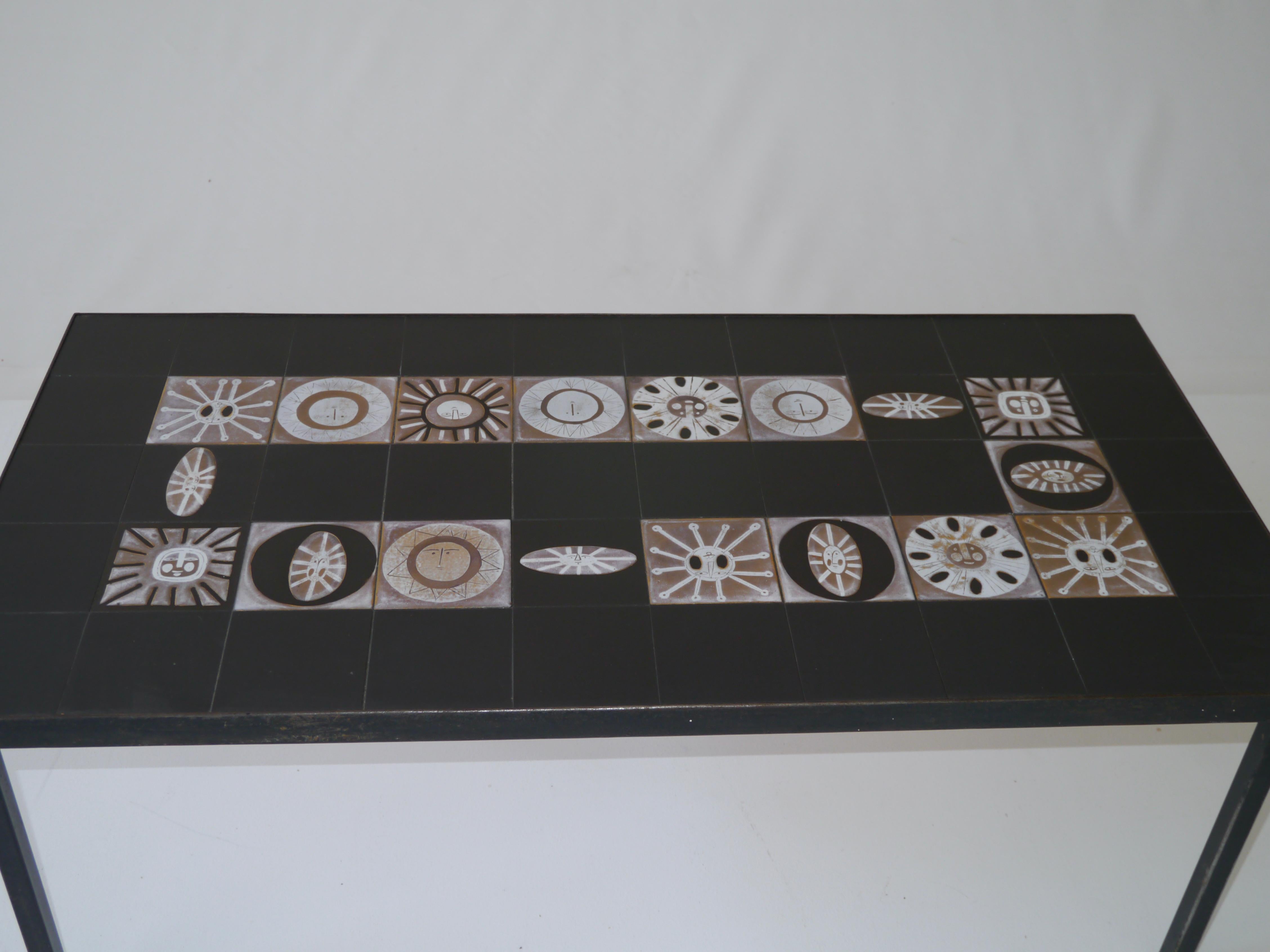 Ceramic Low Table, Roger Capron, France c. 1960 For Sale 1