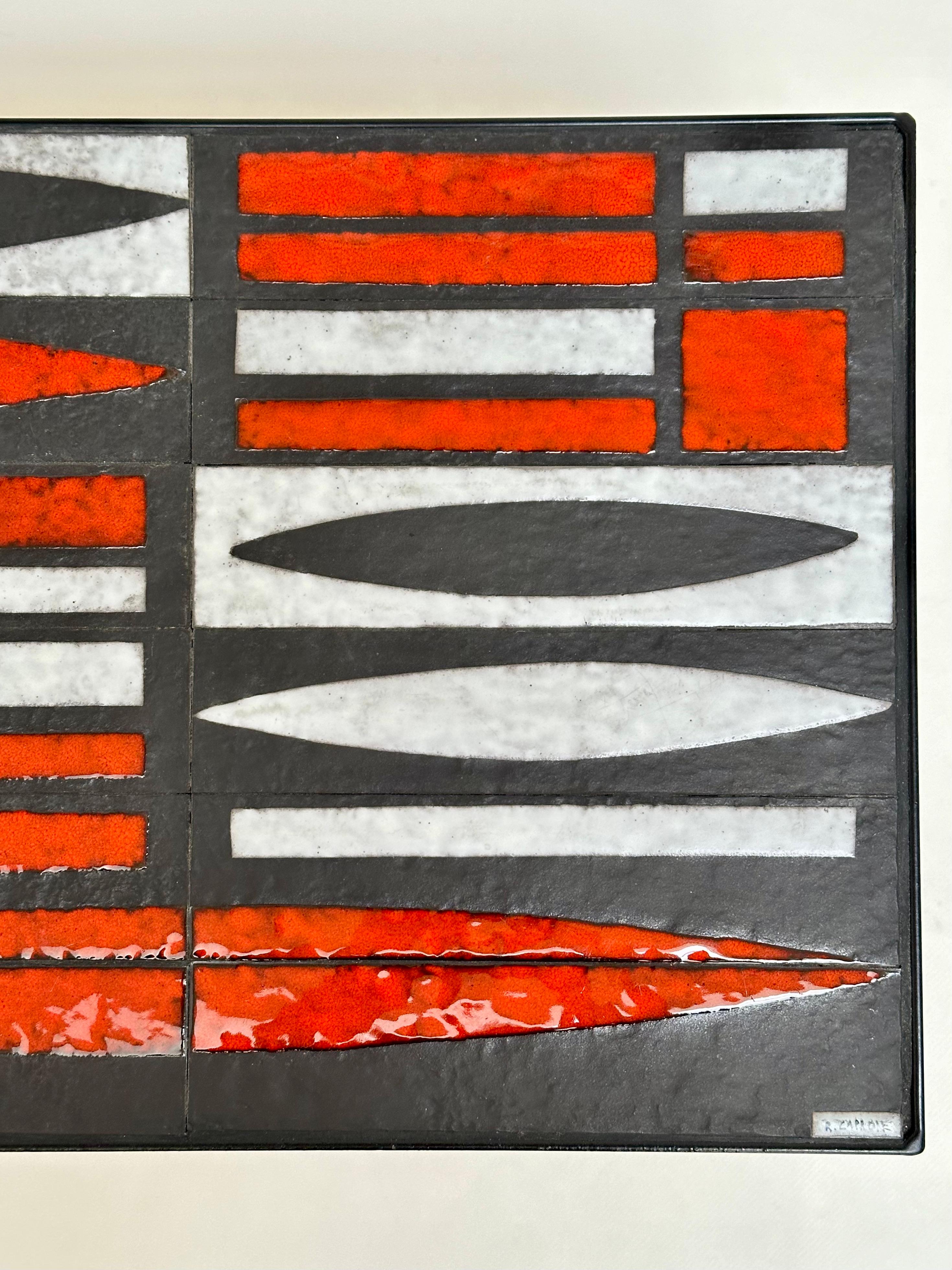 Ceramic Low Table, Roger Capron, Vallauris c. 1960 For Sale 4