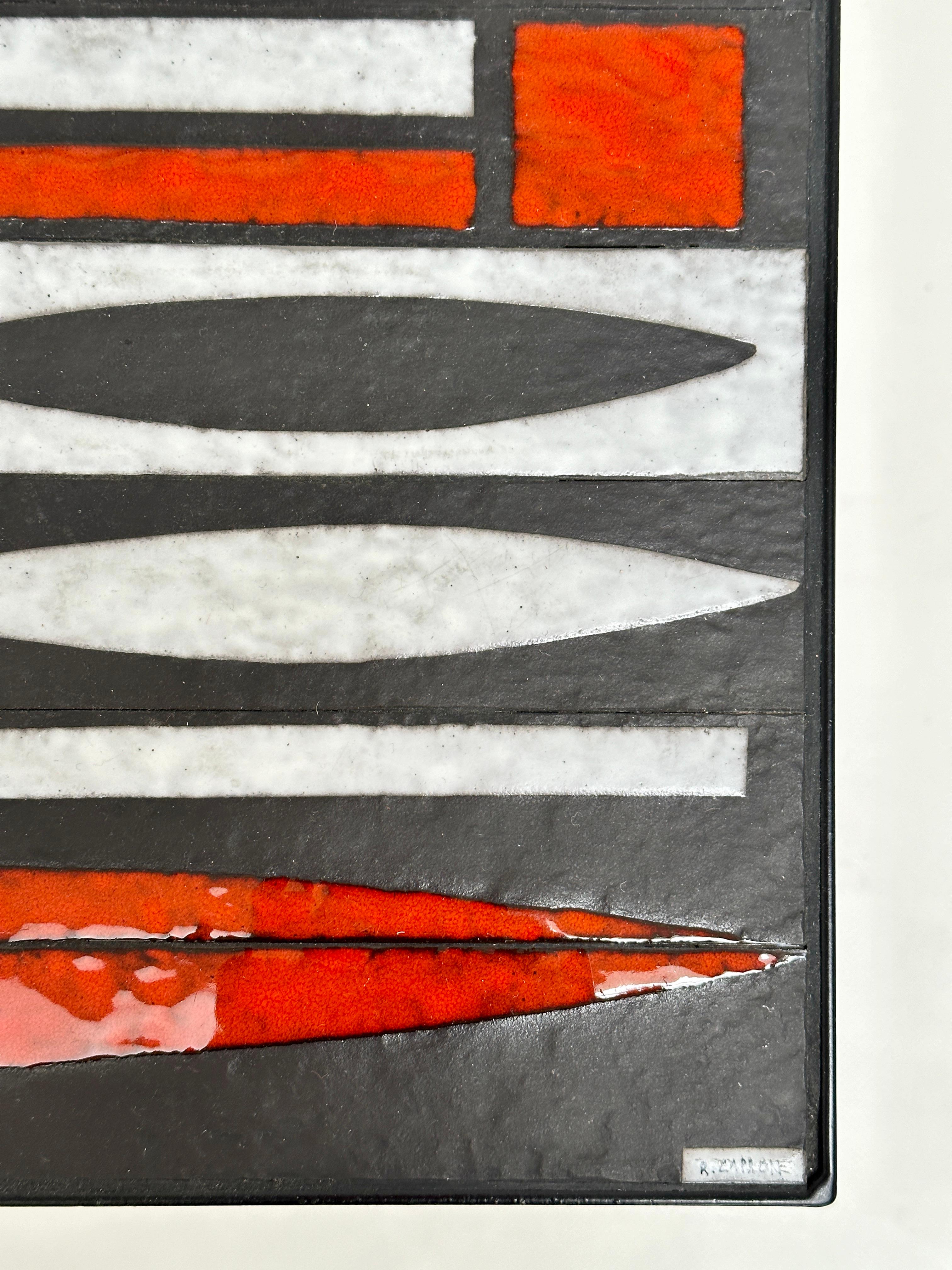 Ceramic Low Table, Roger Capron, Vallauris c. 1960 In Good Condition For Sale In St Ouen, FR
