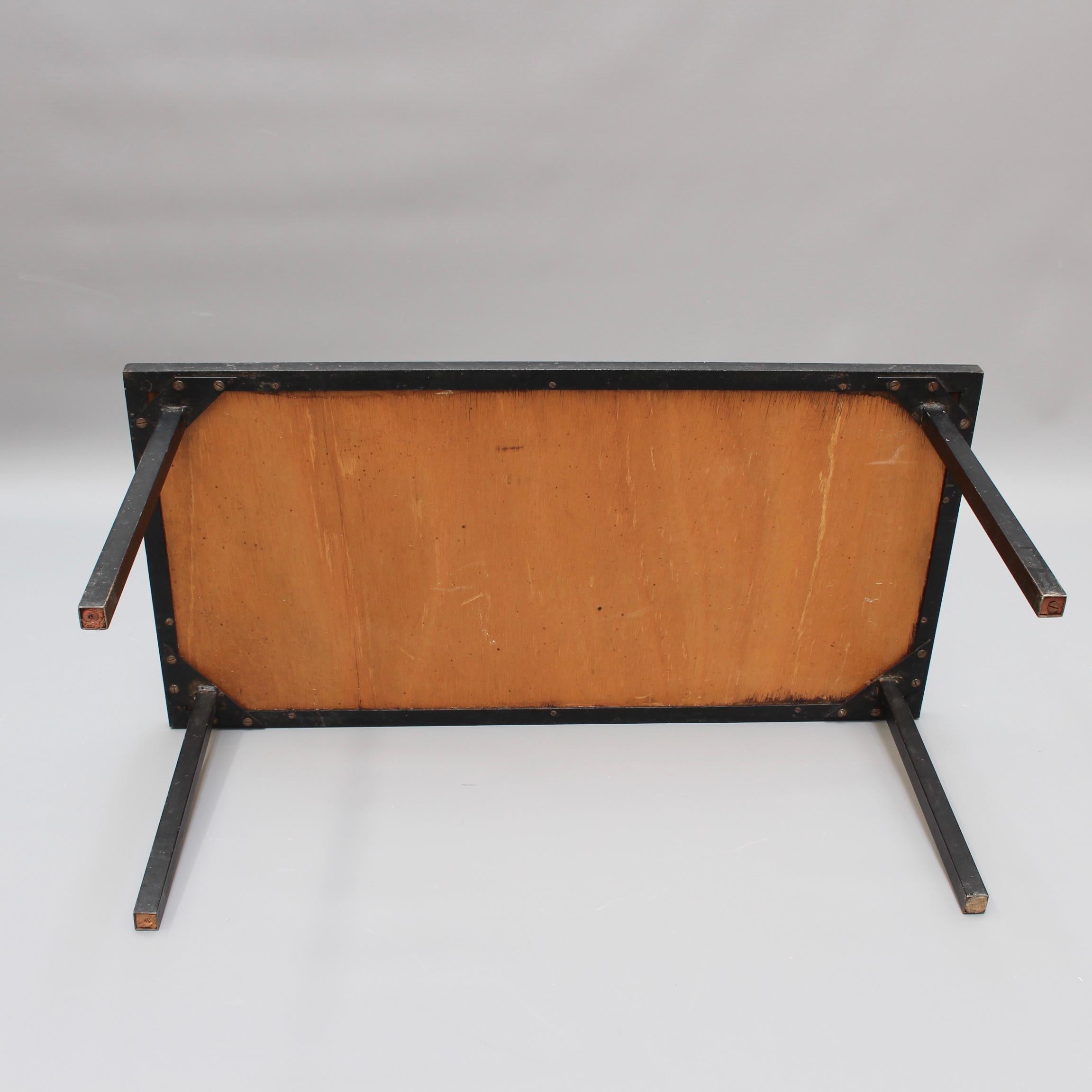 Ceramic Low Table with Red-Hued Tiles by Mado Jolain 'circa 1950s' 3