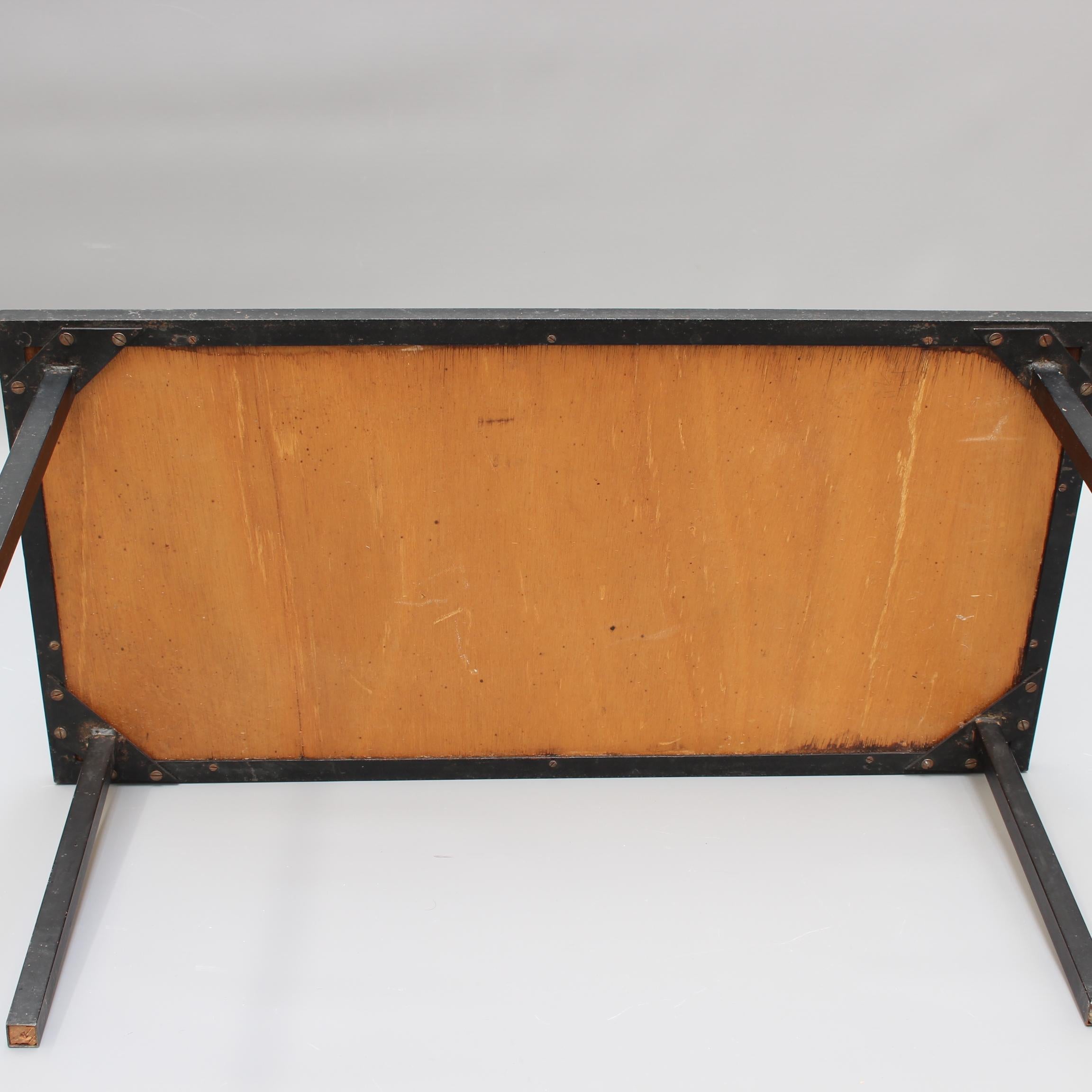 Ceramic Low Table with Red-Hued Tiles by Mado Jolain 'circa 1950s' 4