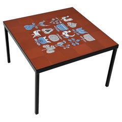 Ceramic Low Table with Roger Capron
s Tiles Ceramic Low Table with Roger Capron
s Tiles