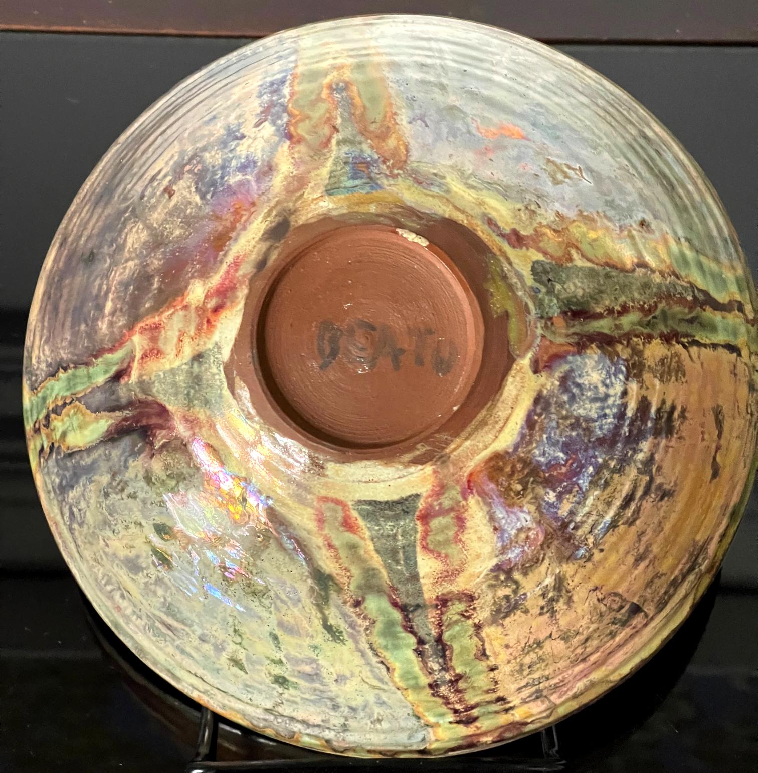 Keramik-Lüsterware-Schale mit Metallic-Glasur von Beatrice Wood im Angebot 7