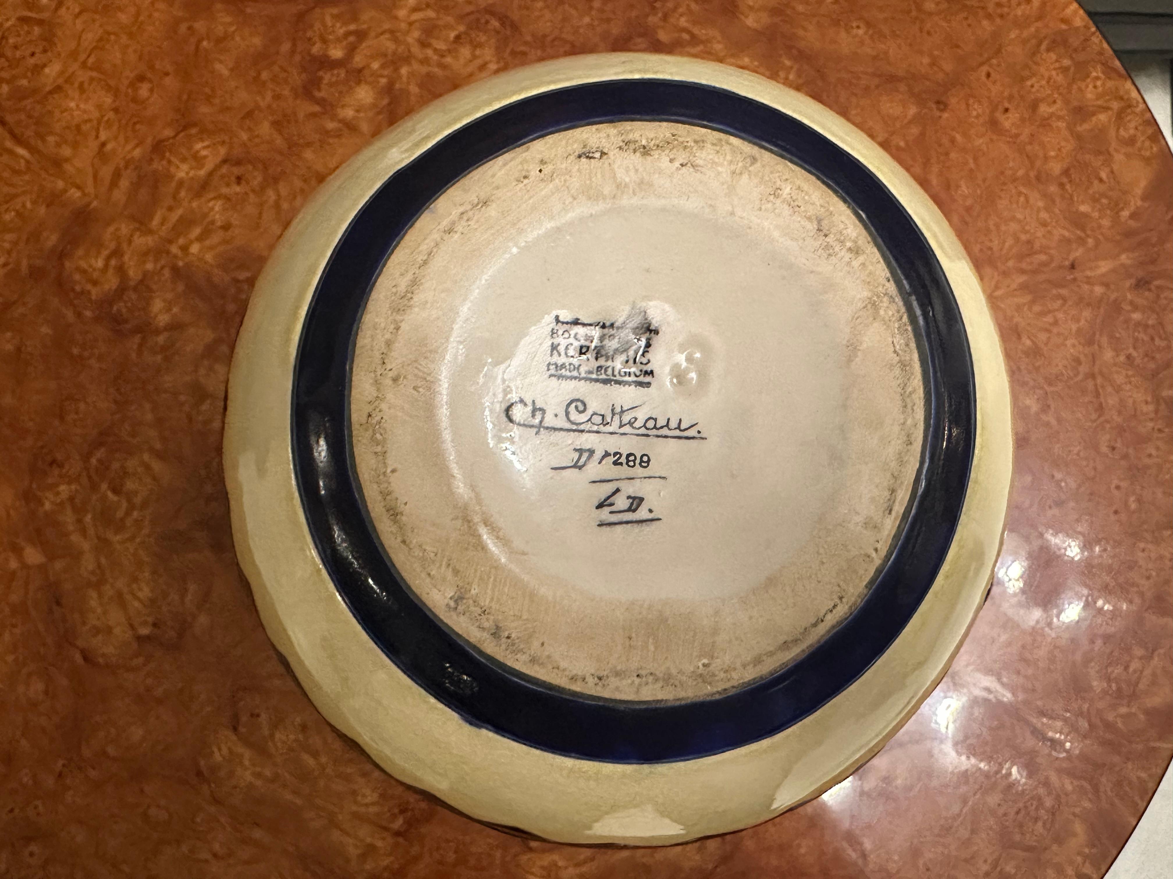 Ceramic, Made in Belgium, Ch Catteau , Dr 289, LD For Sale 1