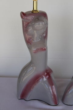 Ceramic Male, Female Lamps