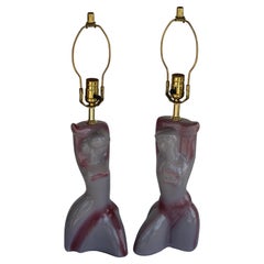 Ceramic Male, Female Lamps