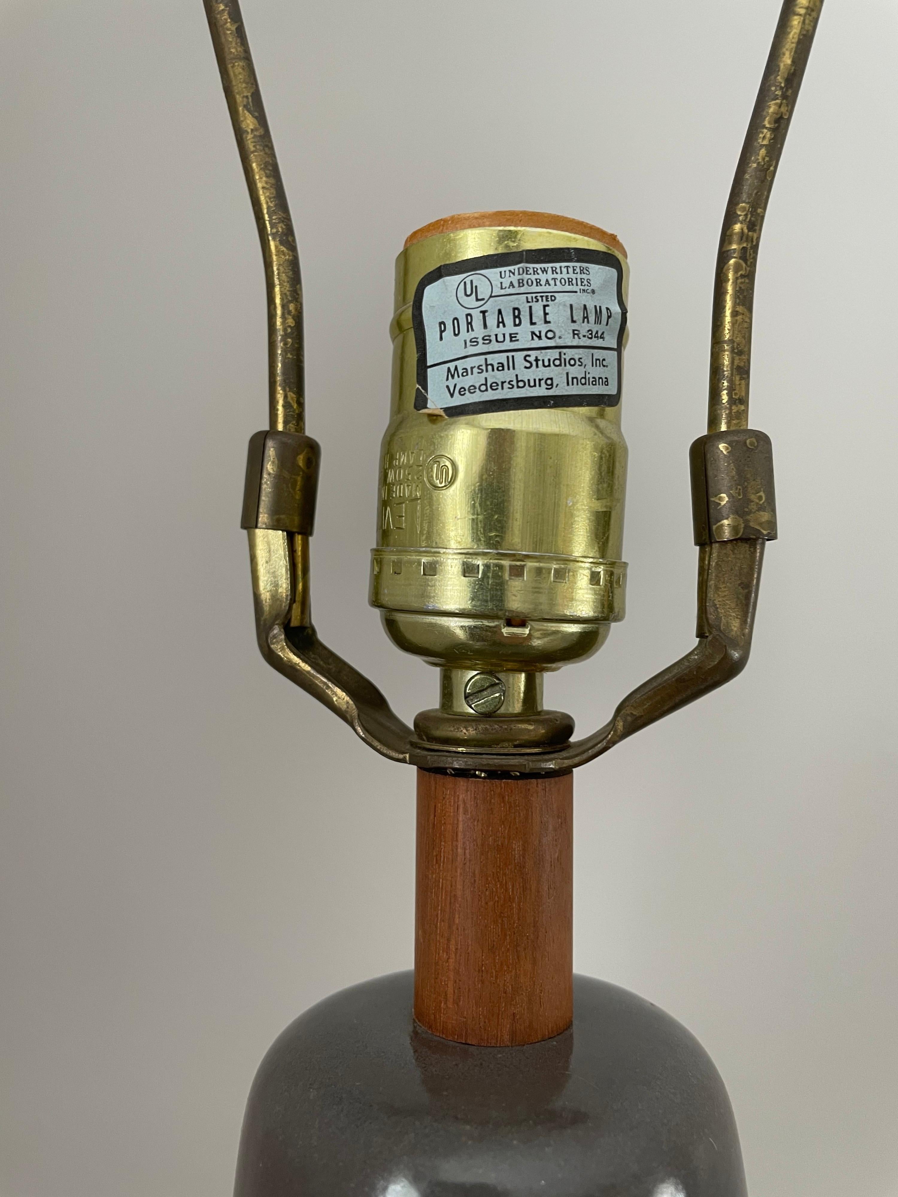 Mid-20th Century Ceramic Martz Lamp by Jane and Gordon Martz