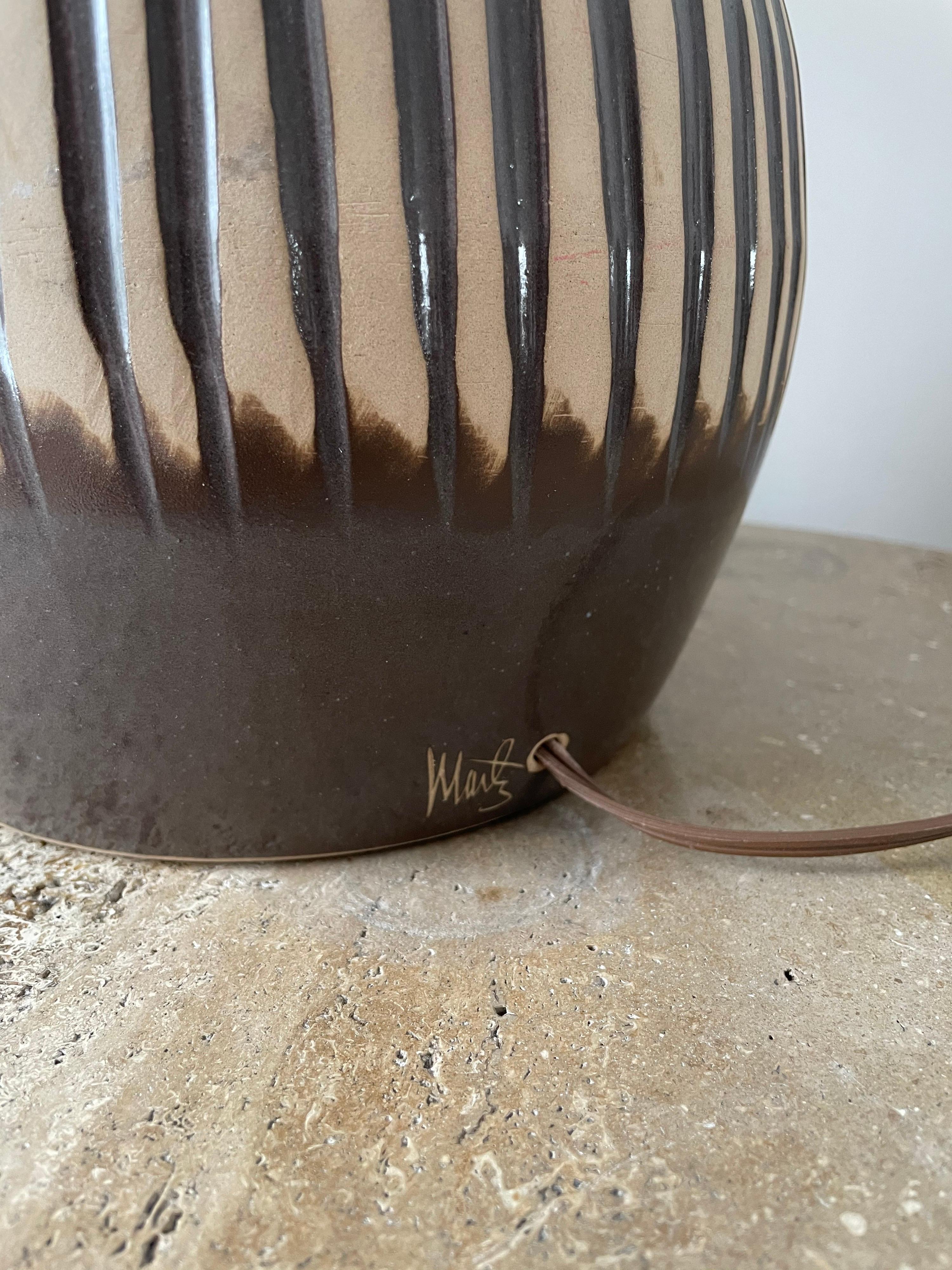 Ceramic Martz Lamp by Jane and Gordon Martz 1