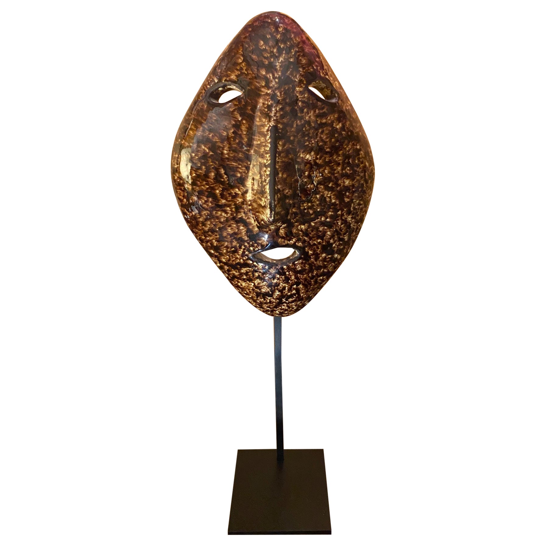 Ceramic Mask, Accolay, France, 1960s