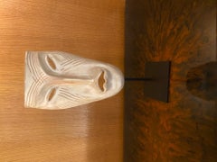 Ceramic Mask Attributed to Jean Austruy, France, 1960s