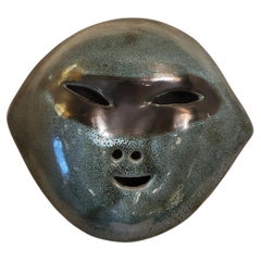 Ceramic mask by Accolay, France, active between 1947 and 1983