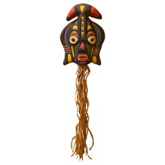 Masque en céramique de Jaque Sagan, Vallauris, France, années 1960