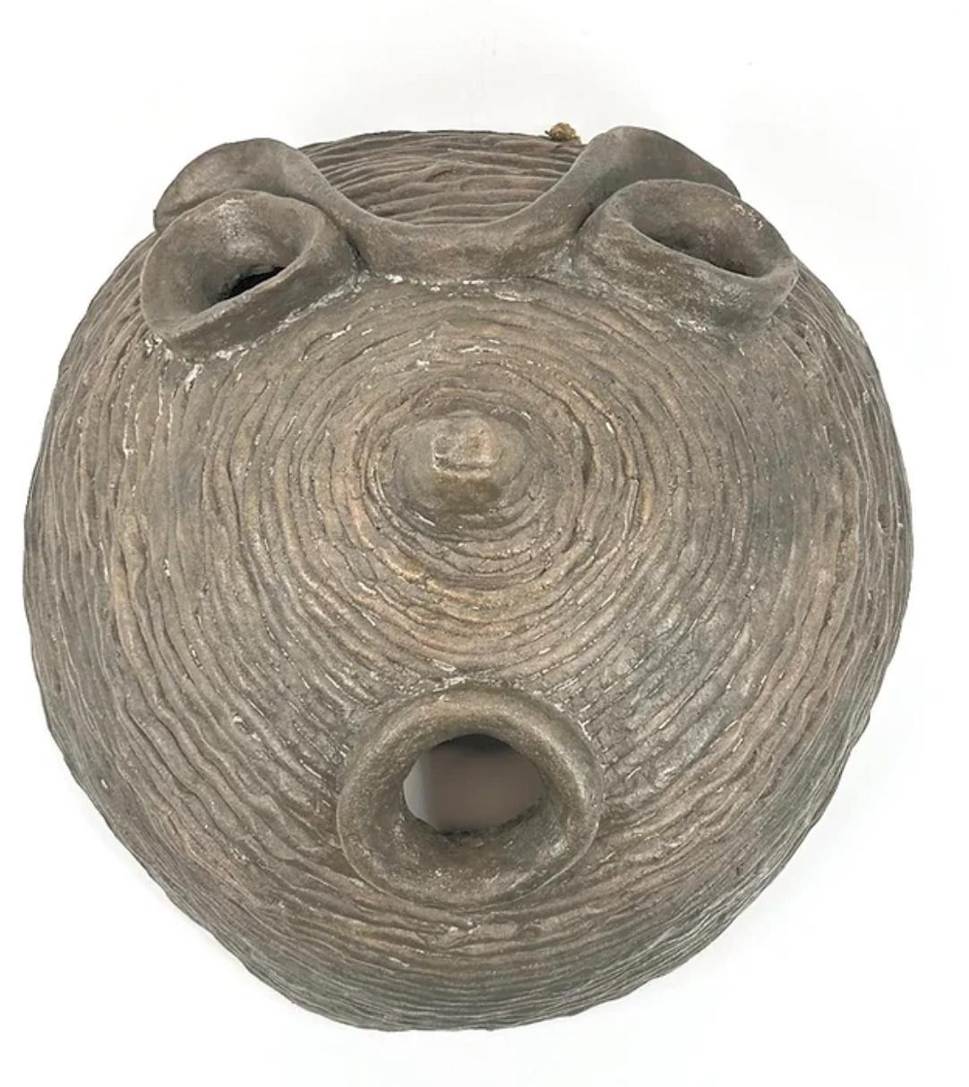 Ceramic Mask, Sculptured Head, Peter M. Bauer (1965) 2