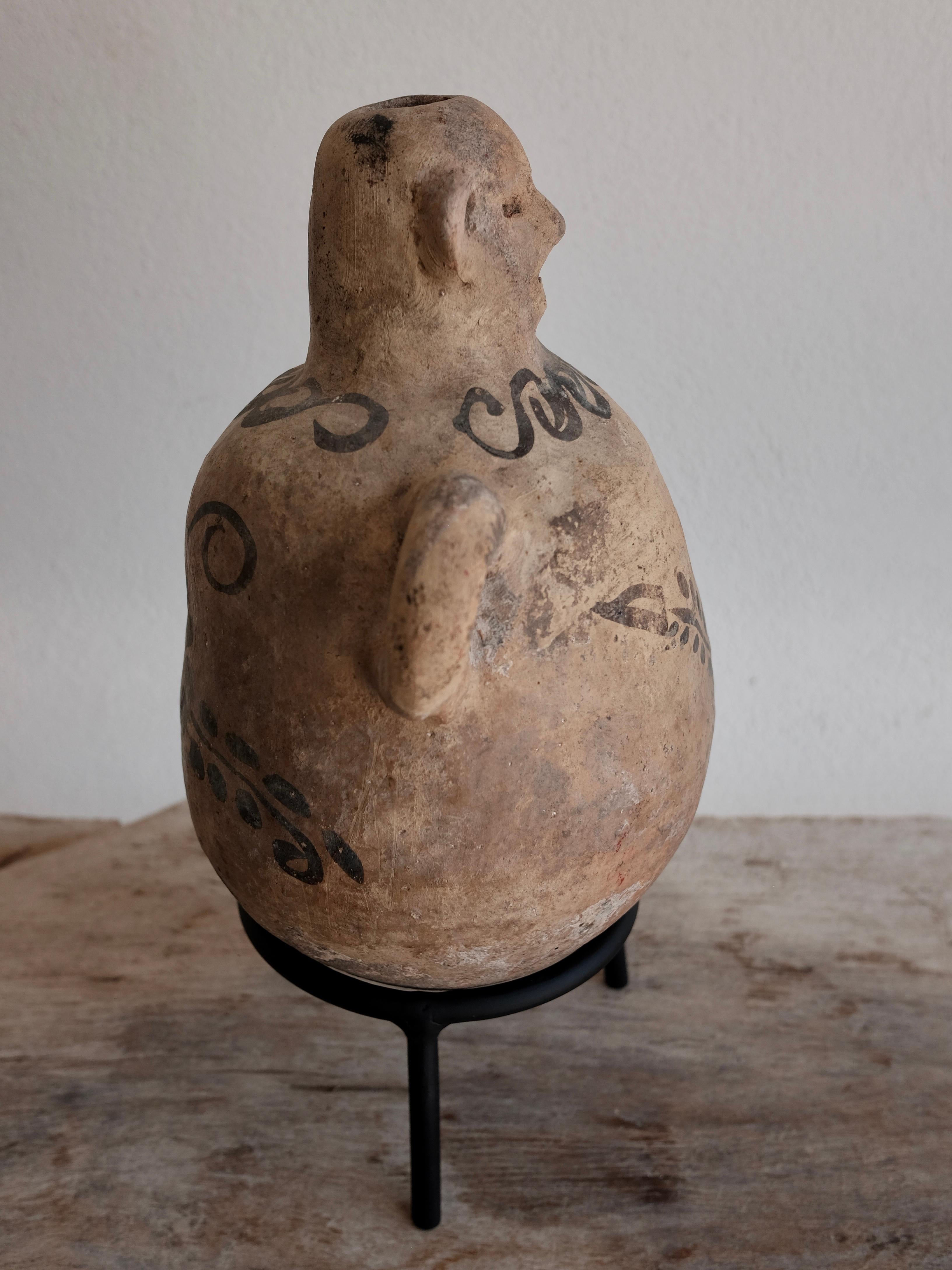 Ceramic Mezcal Jug from Mexico, circa 1970s In Good Condition In San Miguel de Allende, Guanajuato