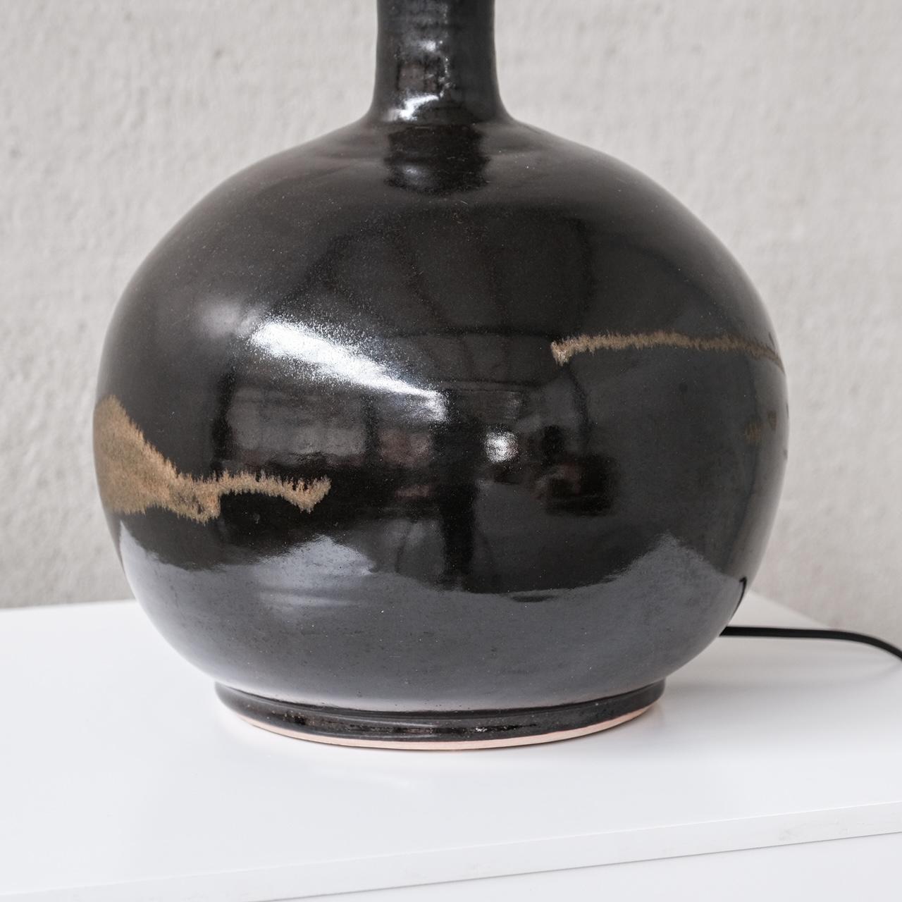 Mid-Century Modern Lampe de table danoise en céramique du milieu du siècle en vente