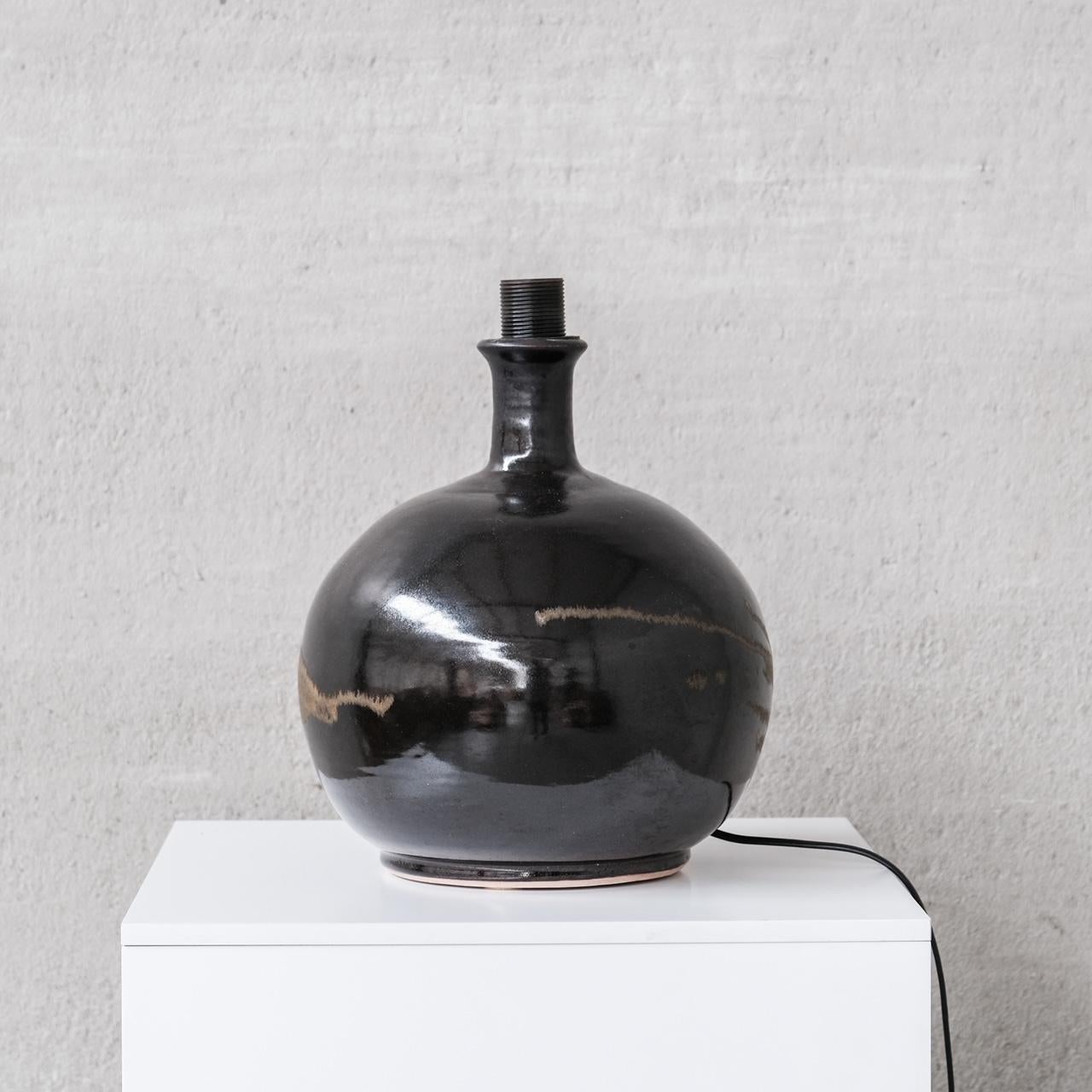 Danois Lampe de table danoise en céramique du milieu du siècle en vente