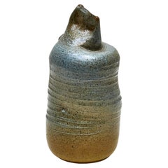 Vase-sculpture en céramique de l'école Massana, datant du milieu du siècle dernier, vers 1970