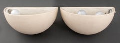 Ceramic Mid Century Modern Wall Sconce Lamps, 2