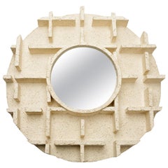 Ceramic Mirror by Denis Castaing, 2018