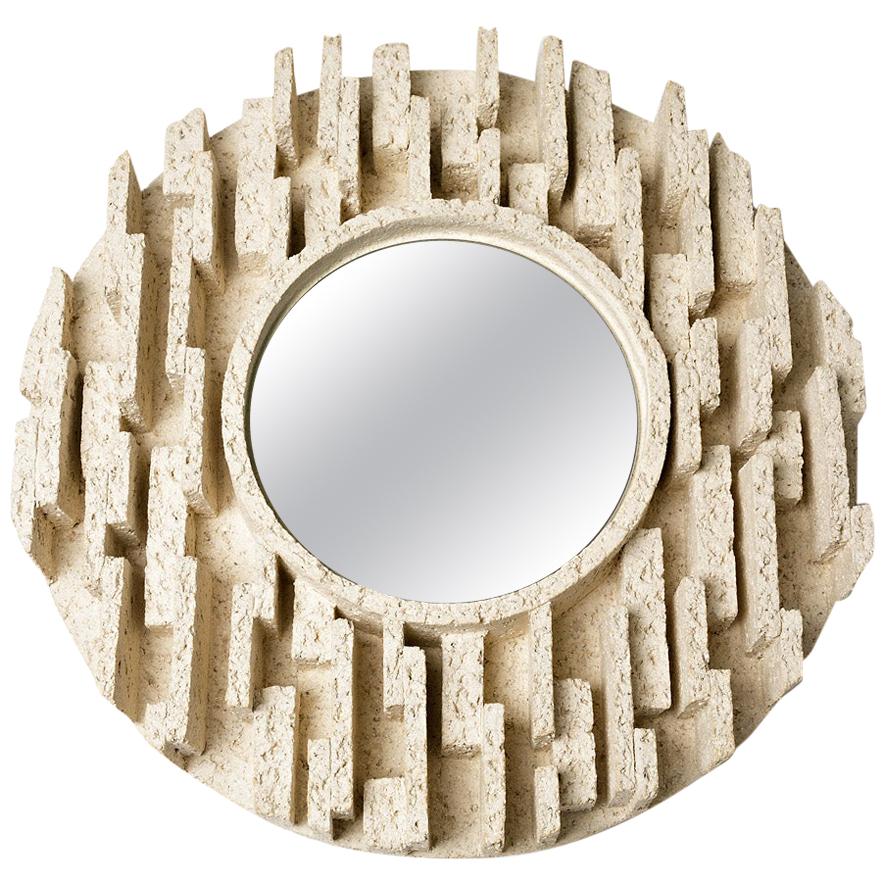 Ceramic Mirror by Denis Castaing, 2019