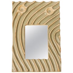 Ceramic Mirror by Hervé Taquet, 2019