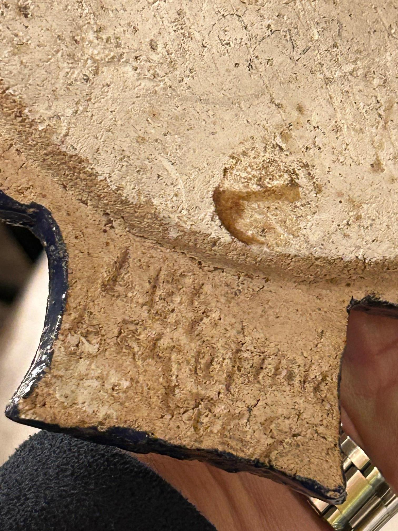 Keramikspiegel von les Argonautes, Frankreich 1960er Jahre im Angebot 1