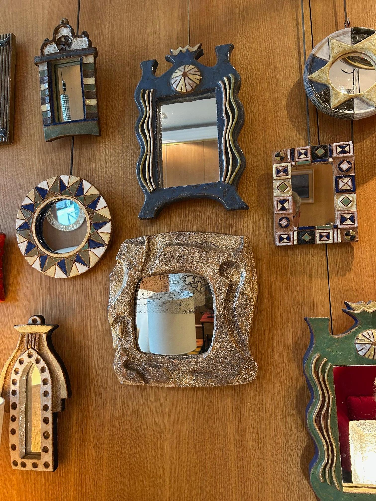 Français Miroir de Marius Bessone, France, années 1960 en vente